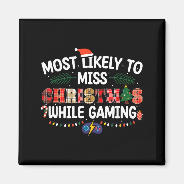 Imã Mais Propenso a Perder o Natal Jogos Divertidos Fa (Frente)