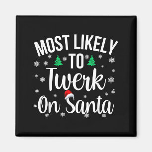 Imã Mais Provável Dançar Twerk no Papai Noel Inapropri