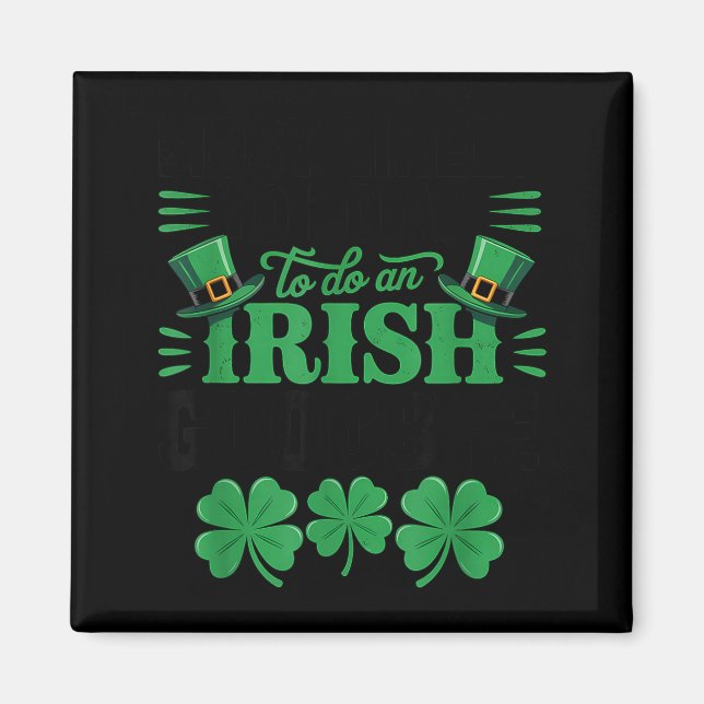 Imã Mais provável de fazer um adeus irlandês engraçado (Frente)