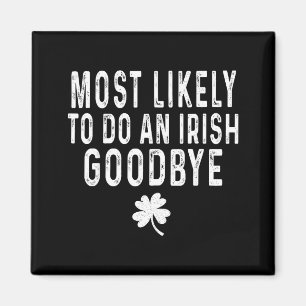 Imã Mais provável de fazer um adeus irlandês engraçado