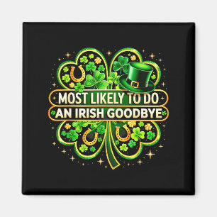 Imã Mais provável de fazer um adeus irlandês trevo st