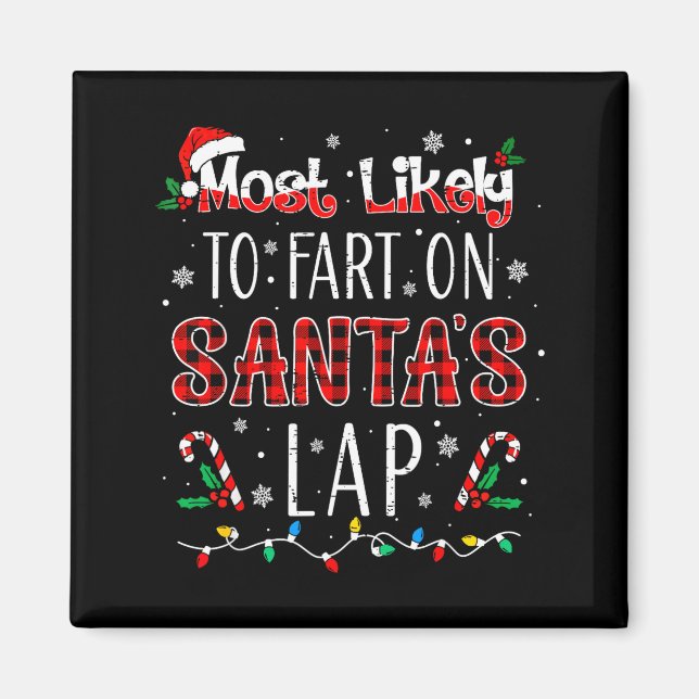 Imã Mais Provável De Peidar No Colo De Papai Noel Famí (Frente)