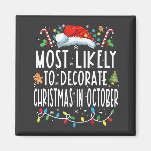 Imã Mais provável decorar o Natal em outubro