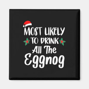 Imã Mais Provável Para Beber A Família Eggnog Que Corr