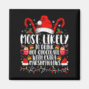 Imã Mais Provável Para Beber Maçãs De Chocolate Quente