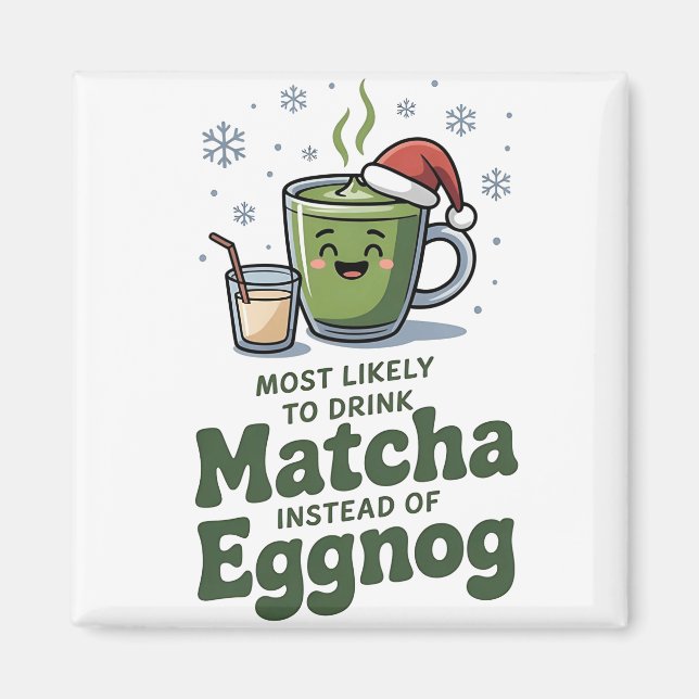 Imã Mais Provável Para Beber Matcha Em Vez De Ogo (Frente)