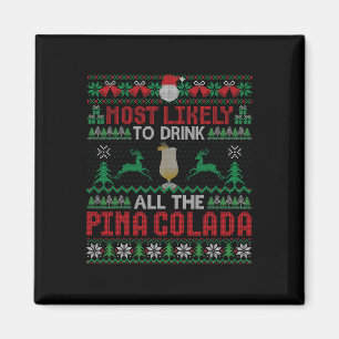 Imã Mais Provável Para Beber Todo O Cocktail Pina Cola