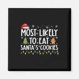 Imã Mais Provável Para Comer Cookies De Papai noel Div