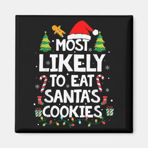 Imã Mais Provável Para Comer O Natal Da Família Cookie