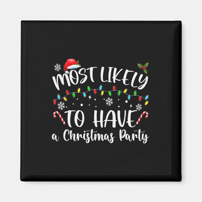 Imã Mais Provável Para O Natal Ter Festa De Natal Fa (Frente)