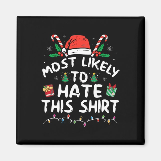 Imã Mais Provável Para Odiar Este Pijama De Natal Fami (Frente)