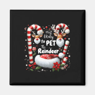 Imã Mais Provável Para Pet The Reindeer Christmas Matc