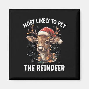 Imã Mais Provável Para Pet The Reindeer Engraçado Xm D