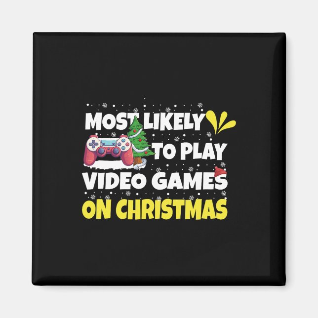 Imã Mais Provável Para Tocar Videos games No Natal Eng (Frente)