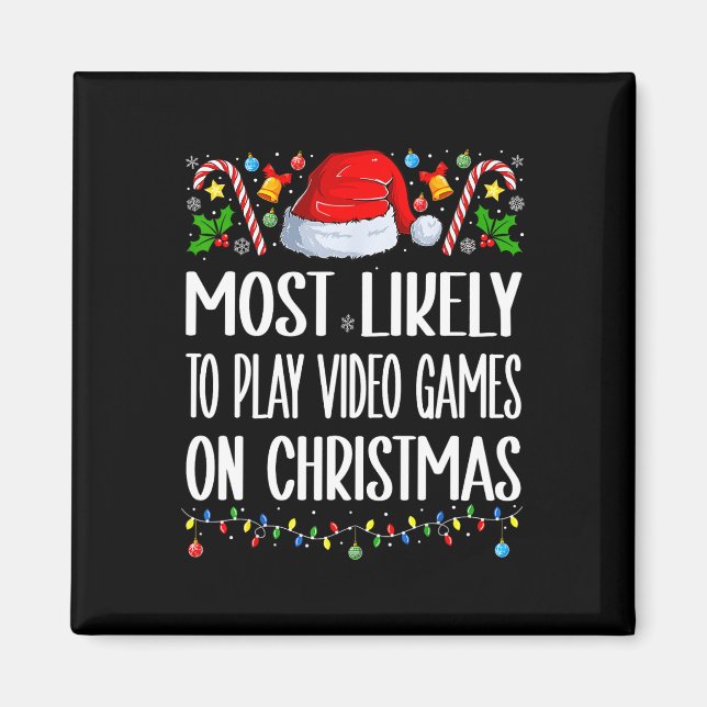 Imã Mais Provável Para Tocar Videos games No Natal Eng (Frente)