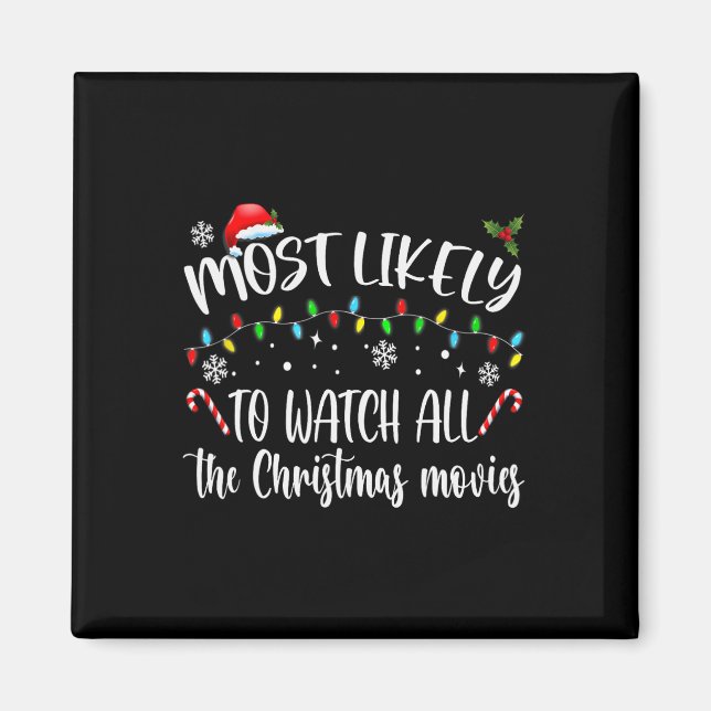 Imã Mais Provável Para Ver Todos Os Filmes De Natal Fa (Frente)