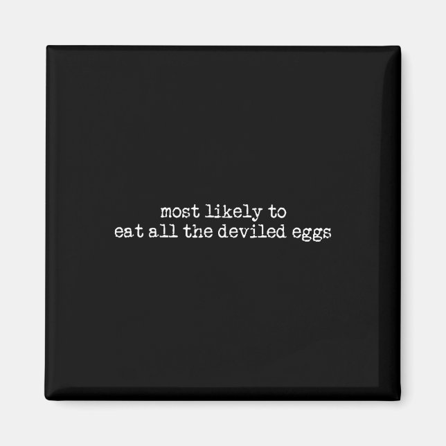 Imã Mais Susceptível De Comer Todos Os Ovos Devilados  (Frente)