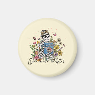 Imã Mais um Capítulo Esqueleto Floral