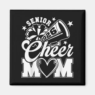 Imã Mais velho Cheer Mãe 2026 Cheerleader Orgulhoso Mã