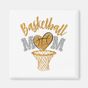 Imã Mais velho de basquete Mãe Leopardo de Basquete Mã
