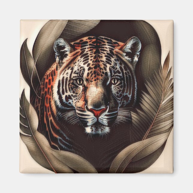 Imã Majestade Jaguar - Rei Da Selva (Frente)