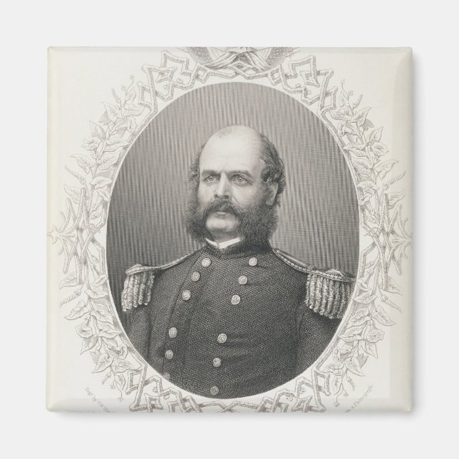 Imã Major-General Ambrose Everett Burnside (Frente)
