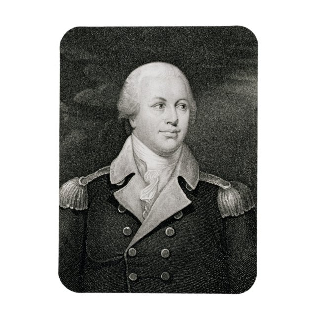 Ímã Major-General Nathaniel Greene (1742-86), gravado (Vertical)
