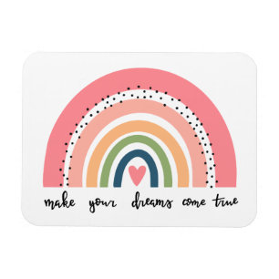 Ímã Make Your Dreams Come True Rainbow