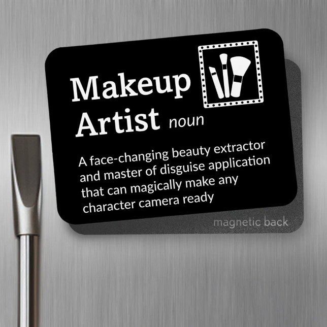 Ímã Makeup Artist Definition - Film Crew 3" x 4" Flex (Criador carregado)