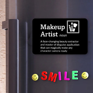 Ímã Makeup Artist Definition - Film Crew 4" x 6" Flex