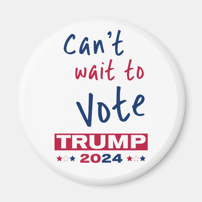 Imã Mal posso esperar para votar no TRUMP 2024 (Frente)