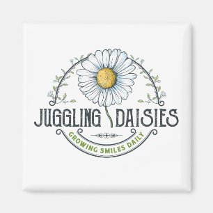 Imã Malabarizando o ímã do logotipo Daisies