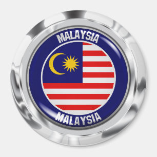 Imã Malásia Round Emblem