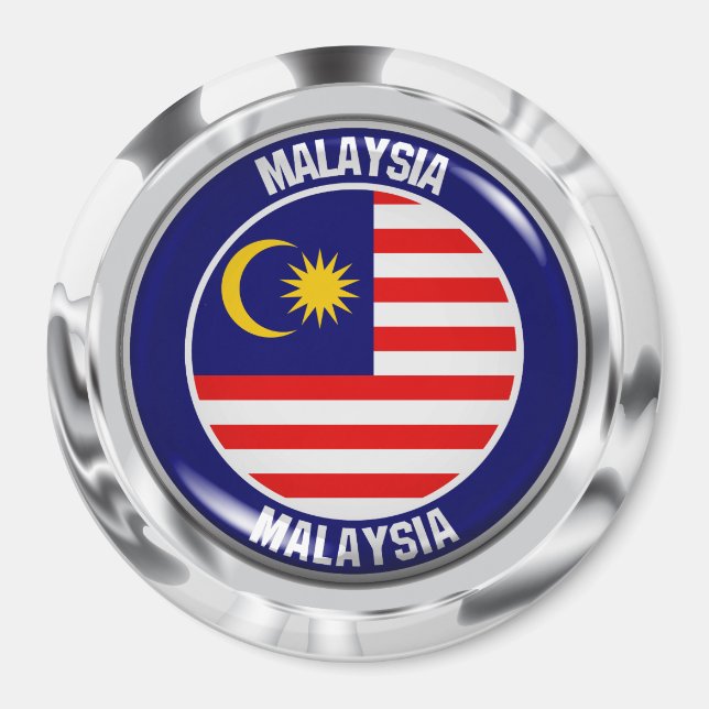 Imã Malásia Round Emblem (Frente)