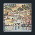 Imã Malcesine am Gardasee, por Gustav Klimt<br><div class="desc">Malcesine am Gardasee,  famosa pintura de Gustav Klimt,  1913.</div>
