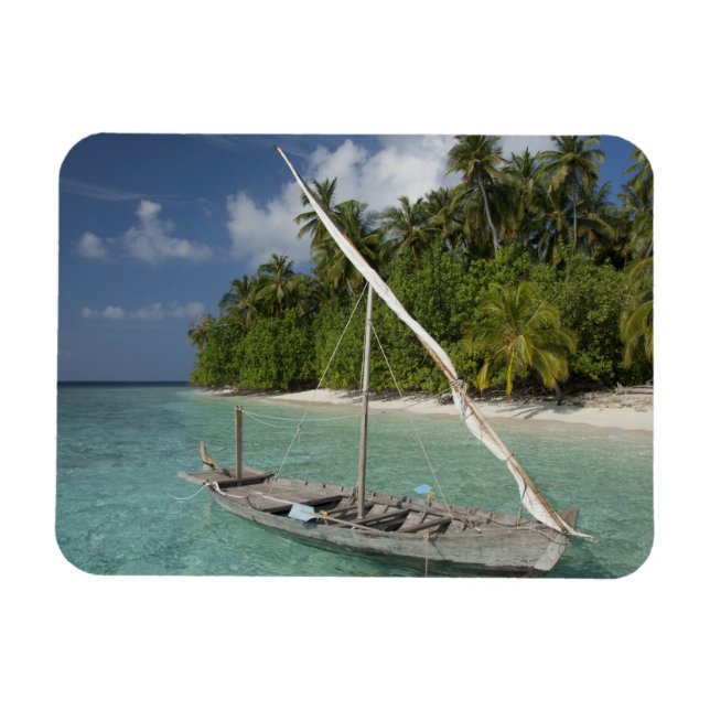 Ímã Maldivas, North Male Atoll, Ilha de Kuda (Horizontal)