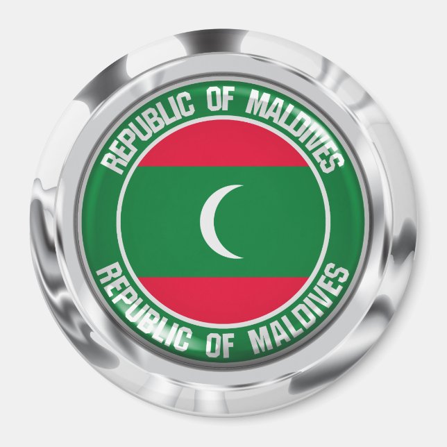 Imã Maldivas Round Emblem (Frente)