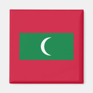 Imã Maldives - bandeira nacional maldiva