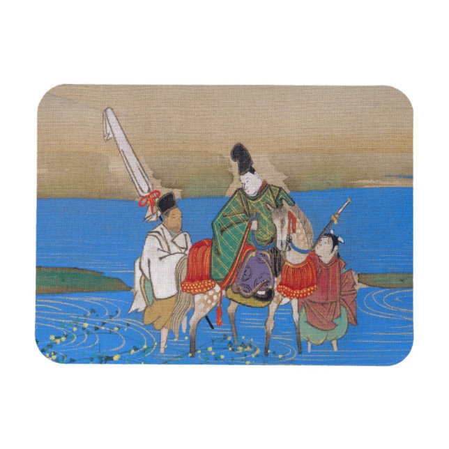 Ímã Male Courtier no rio Horseback (1839) (Horizontal)