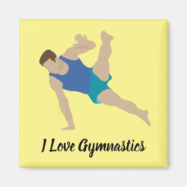 Imã Male Gymnast (Frente)