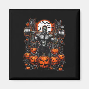 Imã Malhação de Halloween Diversão-esqueleto Gym Vibes