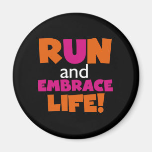 Imã Malhação de Texto Cor-de-Rosa Laranja Executando M