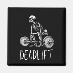 Imã Malhação Elevadora de Peso do Halloween do Skeleto