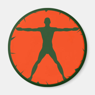 Imã Malhação Verde Laranja  Magneta