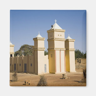 Imã Mali, Bamako. Mesquita, Bamako-Djenne Road