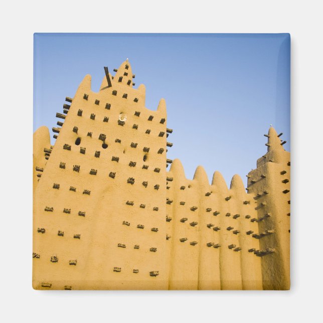 Imã Mali, Djenne. Mesquita Grande (Frente)