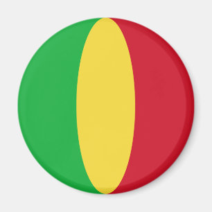 Imã Mali Fisheye Flag Magnet