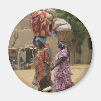 Imã Mali Mulheres no mercado de segunda-feira, Djenne-