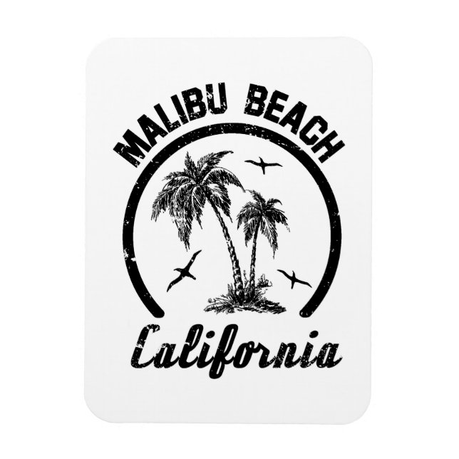 Ímã Malibu Beach (Vertical)