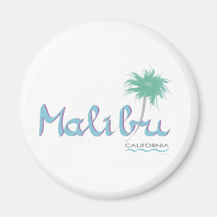 Imã Malibu, CA Round Magnet